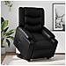 Poltrona Alzapersona Reclinabile Elettrica Nera in Similpelle - Foto miniatura 2