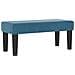 Letto a Rete con Materasso e Panchina Blu Scuro 90x200 cm Velluto - Foto miniatura 6