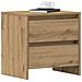 Comodino 2 pcs Rovere Artigianale 45x34x44,5 cm Legno Ingegnerizzato - Foto miniatura 3