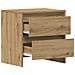 Comodino 2 pcs Rovere Artigianale 45x34x44,5 cm Legno Ingegnerizzato - Foto miniatura 5