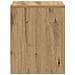 Comodino 2 pcs Rovere Artigianale 45x34x44,5 cm Legno Ingegnerizzato - Foto miniatura 8