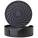 Nuovo Sottobicchiere Rotondo In Silicone A Spirale Da 10 Cm - Protezione Termica E Antiscivolo Darkgrey - Foto miniatura 1