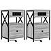 Armadio da Notte 2 pcs Grigio sonoma 40 x 31 x 60 cm - Foto miniatura 1
