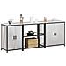 Set di Stoccaggio per Cucina 3 pcs Argento 240 x 50 x 92 cm - Foto miniatura 3
