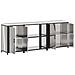 Set di Stoccaggio per Cucina 3 pcs Argento 240 x 50 x 92 cm - Foto miniatura 8