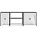Set di Stoccaggio per Cucina 3 pcs Argento 240 x 50 x 92 cm - Foto miniatura 9