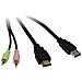 AS-22HUS switch per keyboard-video-mouse (kvm) Nero - Foto miniatura 4