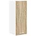 Armadio pensile Riga Quercia Sonoma e Bianca 30 x 31 x 80 cm - Foto miniatura 1