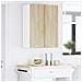 Armadio pensile Riga Quercia Sonoma e Bianca 30 x 31 x 80 cm - Foto miniatura 4