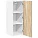 Armadio pensile Riga Quercia Sonoma e Bianca 30 x 31 x 80 cm - Foto miniatura 5