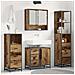 Set di mobili per il bagno con cassetto 4 pcs Legno vecchio - Foto miniatura 2