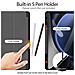 Cover per Galaxy Tab S10 Lite / S10 FE / Tab S9 FE - Pelle /PU, Nero - Foto miniatura 4
