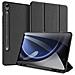 Cover per Galaxy Tab S10 Lite / S10 FE / Tab S9 FE - Pelle /PU, Nero - Foto miniatura 1