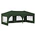 Tenda per feste a pop-up 575 x 288 x 245 cm Verde - Foto miniatura 1