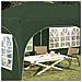 Tenda per feste a pop-up 575 x 288 x 245 cm Verde - Foto miniatura 3