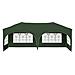 Tenda per feste a pop-up 575 x 288 x 245 cm Verde - Foto miniatura 5