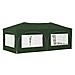 Tenda per feste a pop-up 575 x 288 x 245 cm Verde - Foto miniatura 7