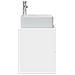 Mobile Lavabo da Parete Bianco 53 x 34,5 x 63 cm - Foto miniatura 3