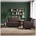 Set di Divani con Storage 2 pcs Marrone Scuro Poliestere - Foto miniatura 2