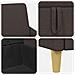 Set di Divani con Storage 2 pcs Marrone Scuro Poliestere - Foto miniatura 6
