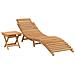 Lettino da sole 2 pcs Marrone 198 x 55 x 58,5 cm - Foto miniatura 1