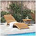 Lettino da sole 2 pcs Marrone 198 x 55 x 58,5 cm - Foto miniatura 2