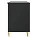 Scrivania Nero Legno ingegnerizzato 142,5 x 50 x 75 cm - Foto miniatura 4