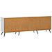 Mobile TV Bianco Lucido 150 x 31 x 50 cm Legno ingegnerizzato - Foto miniatura 6