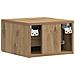 Tavolino da Parete Laterale 2 pcs Rovere Artigianale - Foto miniatura 6