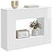 Tavolo consolle Rigato Bianco Lucido 101 x 29 x 74 cm - Foto miniatura 3