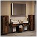 Set di mobili per il bagno 6 pcs Legno antico - Foto miniatura 2