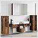 Set di mobili per il bagno 6 pcs Legno antico - Foto miniatura 4