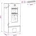 Affumicatore a freddo con tubo per affumicare 44,5 x 29 x 83 cm - Foto miniatura 8