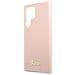 Indovina Guhcs23llslmgpp S23 Ultra S918 Custodia Rosa /rosa In Silicone Con Logo Metallico Script. - Foto miniatura 1