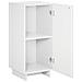 Credenza Bianco Lucido 33,5 x 34,5 x 75 cm Legno ingegnerizzato - Foto miniatura 3