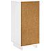 Credenza Bianco Lucido 33,5 x 34,5 x 75 cm Legno ingegnerizzato - Foto miniatura 6