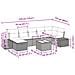 Set di divani 5 pz polyrattan - Foto miniatura 3