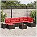 Set di divani 5 pz polyrattan - Foto miniatura 5