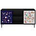 Mobile TV MAINZ 102 x 33 x 51 cm Rovere Nero - Foto miniatura 4