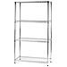 Scaffale Robusto Fin Outdoor Con 4 Piani Cm 36 X 90 X 137 Libreria Heavy In Acciaio Zinco-cromato Per Esterni Kit Archimede - Foto miniatura 4