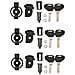 Kit Unificazione Chiavi Security Lock Per 3 Valigie - Foto miniatura 1