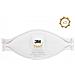 Aura Maschera 3m 9332 Pieghevole Antipolvere Ffp3 Con Valvola X 5 - Foto miniatura 5