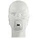 Aura Maschera 3m 9332 Pieghevole Antipolvere Ffp3 Con Valvola X 5 - Foto miniatura 7