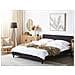 Letto Sfoderabile Nero Con Illuminazione Led 180 X 200 Cm Fitou - Foto miniatura 15