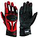 Guanto Sportivo Moto Touring Pelle Enduro Motard Motociclismo Rosso L - Foto miniatura 1