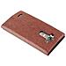 Cadorabo Custodia Compatibile Con Lg G4 / G4 Plus In Marrone Cappuccino - Coperchio Protettiva Con Chiusura Magnetica, Funzione Stand E Tasca Per Le Carte - Foto miniatura 8