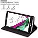 Cadorabo Custodia Compatibile Con Lg G4 / G4 Plus In Marrone Cappuccino - Coperchio Protettiva Con Chiusura Magnetica, Funzione Stand E Tasca Per Le Carte - Foto miniatura 10