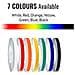 Wheel Trim Strisce Adesive Rifrangenti Per Cerchi Auto, Nero, 5 Mm X 6 Mt - Foto miniatura 3
