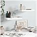 Scaffali A Parete 2 Pz Bianco Lucido 40x23x3,8 Cm In Mdf - Foto miniatura 1
