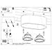Downlight Doppi Da Superficie Ovale Grigio Gu10 - Foto miniatura 5